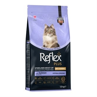 Reflex Plus Hairball Somonlu Kısırlaştırılmış Kedi Maması 1.5 Kg