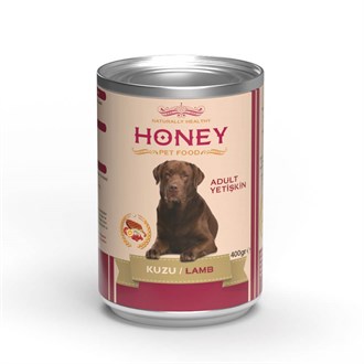 Honey Kuzulu Yetişkin Köpek Konservesi 400 Gr