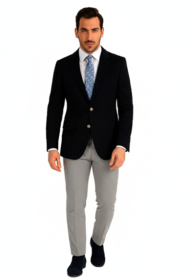 BLUCeketBLU %100 Kaşmir Klasik Ceket