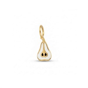 14 Ayar Altın Taşlı Kalp Minimal Charm