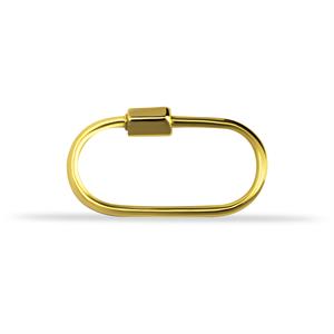 14 Ayar Altın Taşlı Minimal Helix/Kıkırdak Piercing - Dianora Piercing