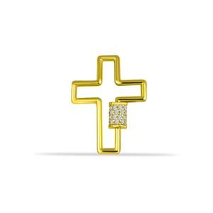 14 Ayar Altın Taşlı Minimal Helix/Kıkırdak Piercing - Dianora Piercing