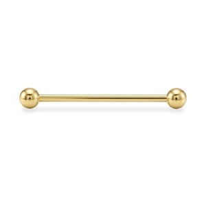 Düz Altın Köprü Piercing - Dianora Piercing