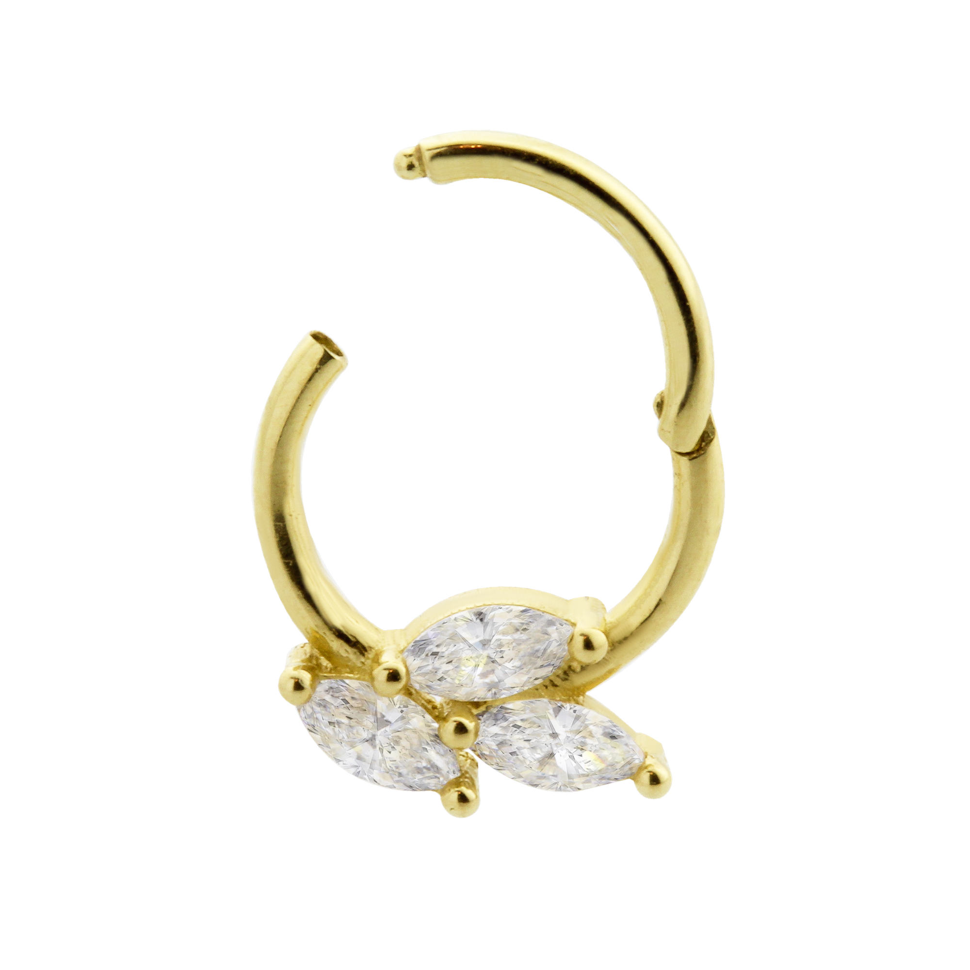 Halka Piercing - Menteşe Kilit Sistemi