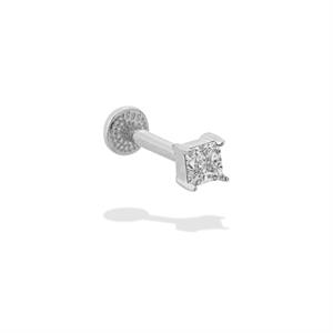 14 Ayar Altın Taşlı Minimal Tragus Piercing