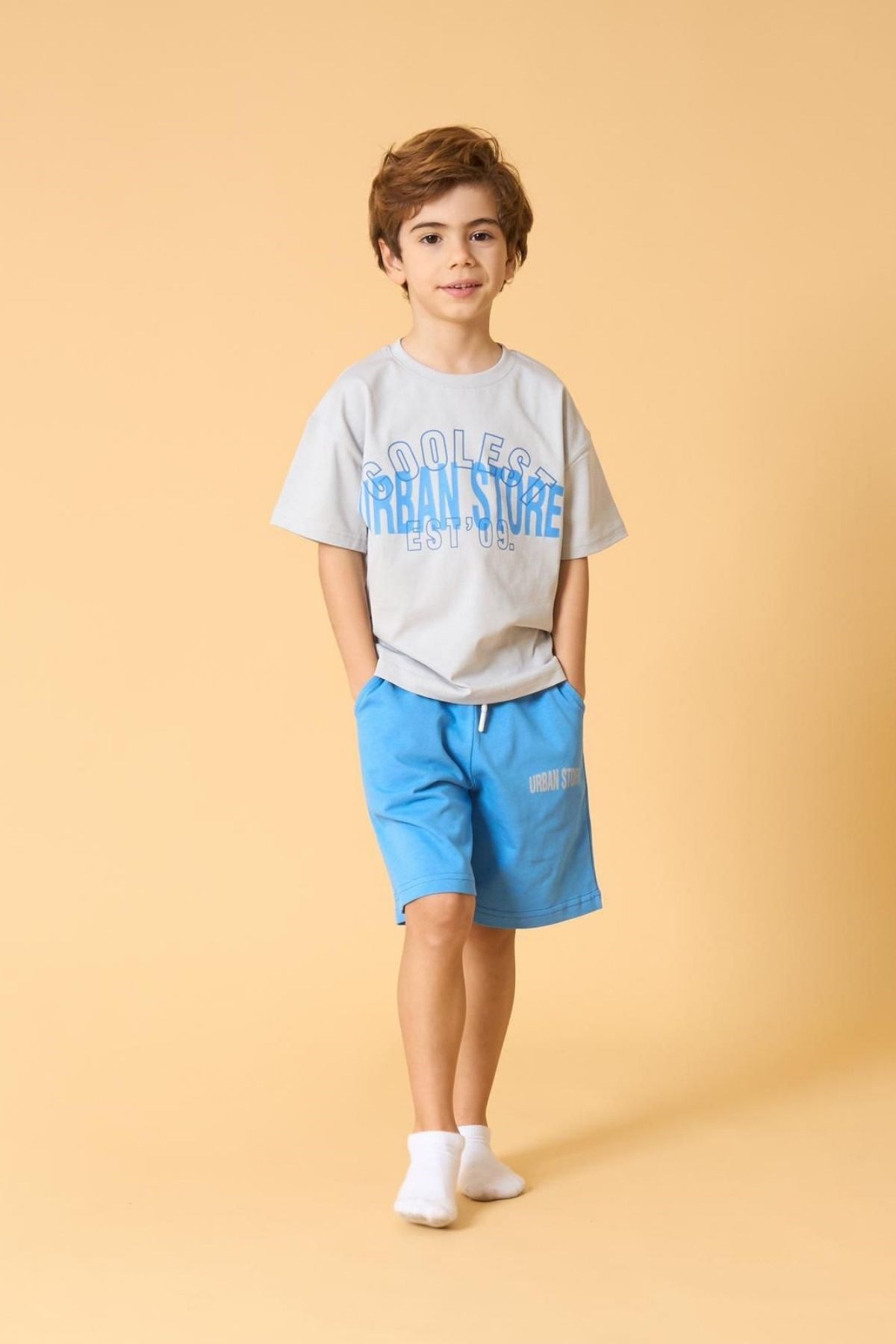 Erkek Çocuk Urban Store Baskılı Takım
