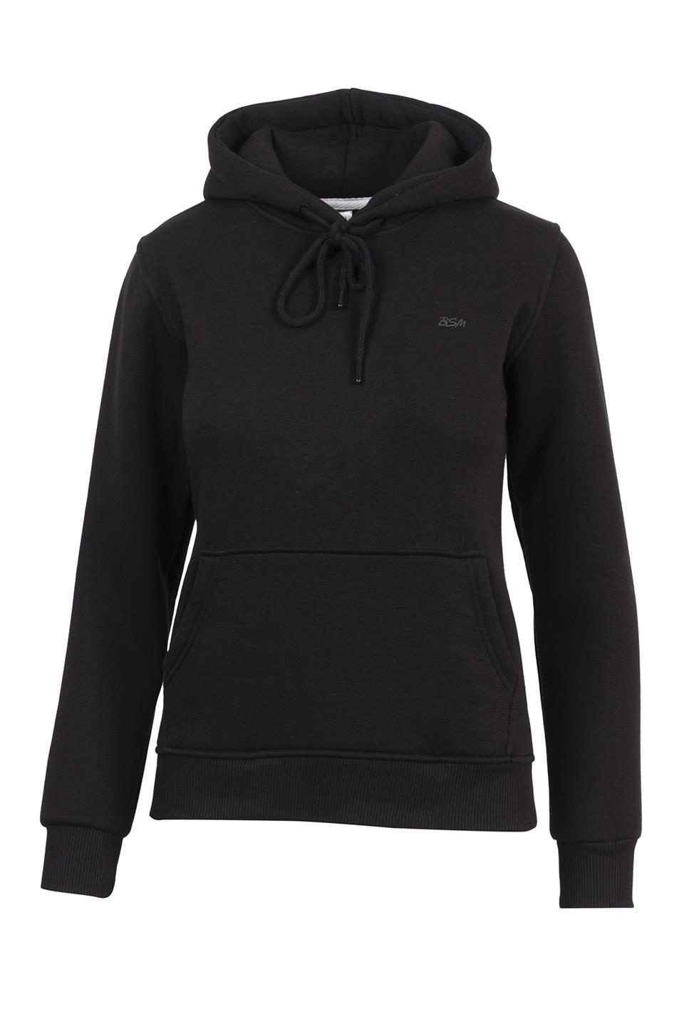 BSM 001212 BYN KANGURU 3 İPLİK SWEAT - Siyah