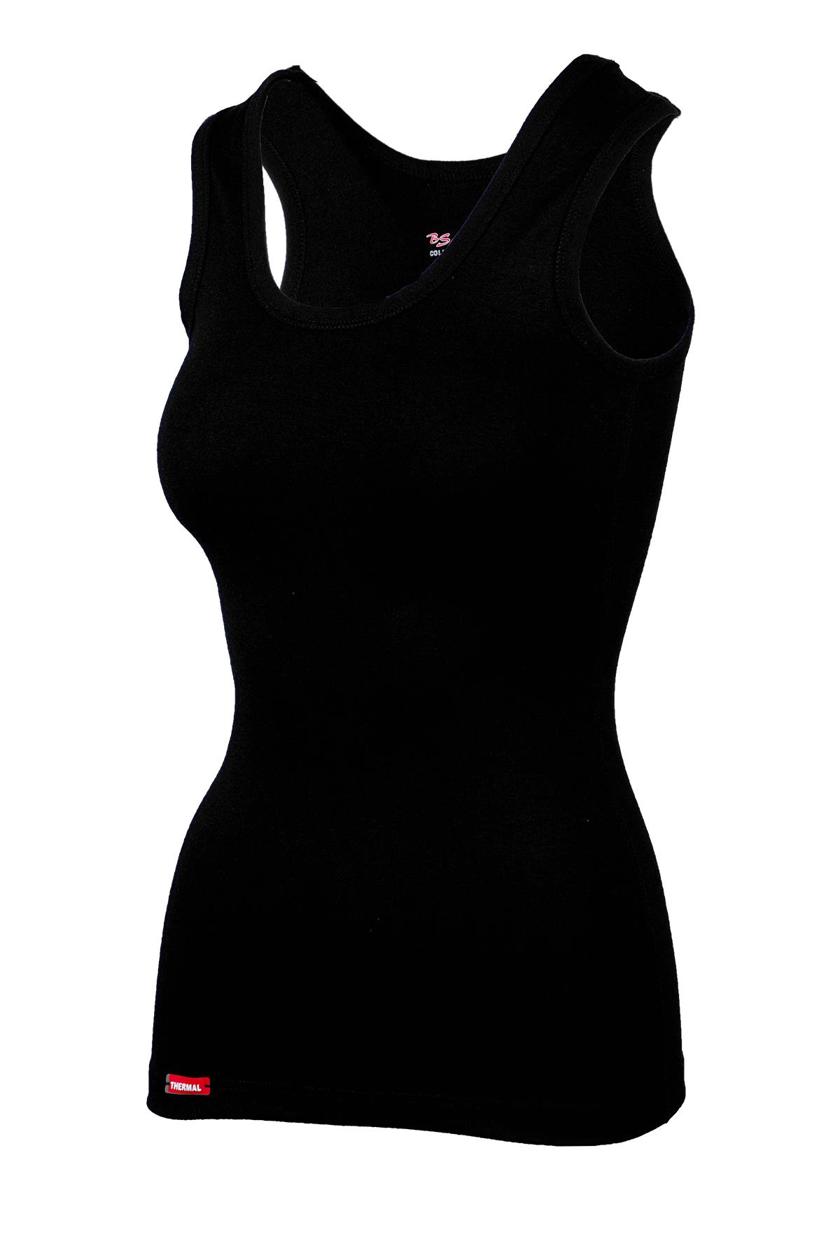 Bsm Kadın Viloft Termal Atlet 20003 - Siyah