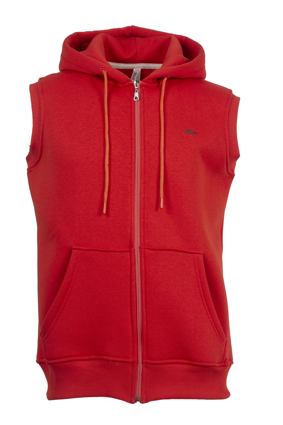 BSM 000536 UNX 3 İPLİK KAPŞ YELEK - Kiremit