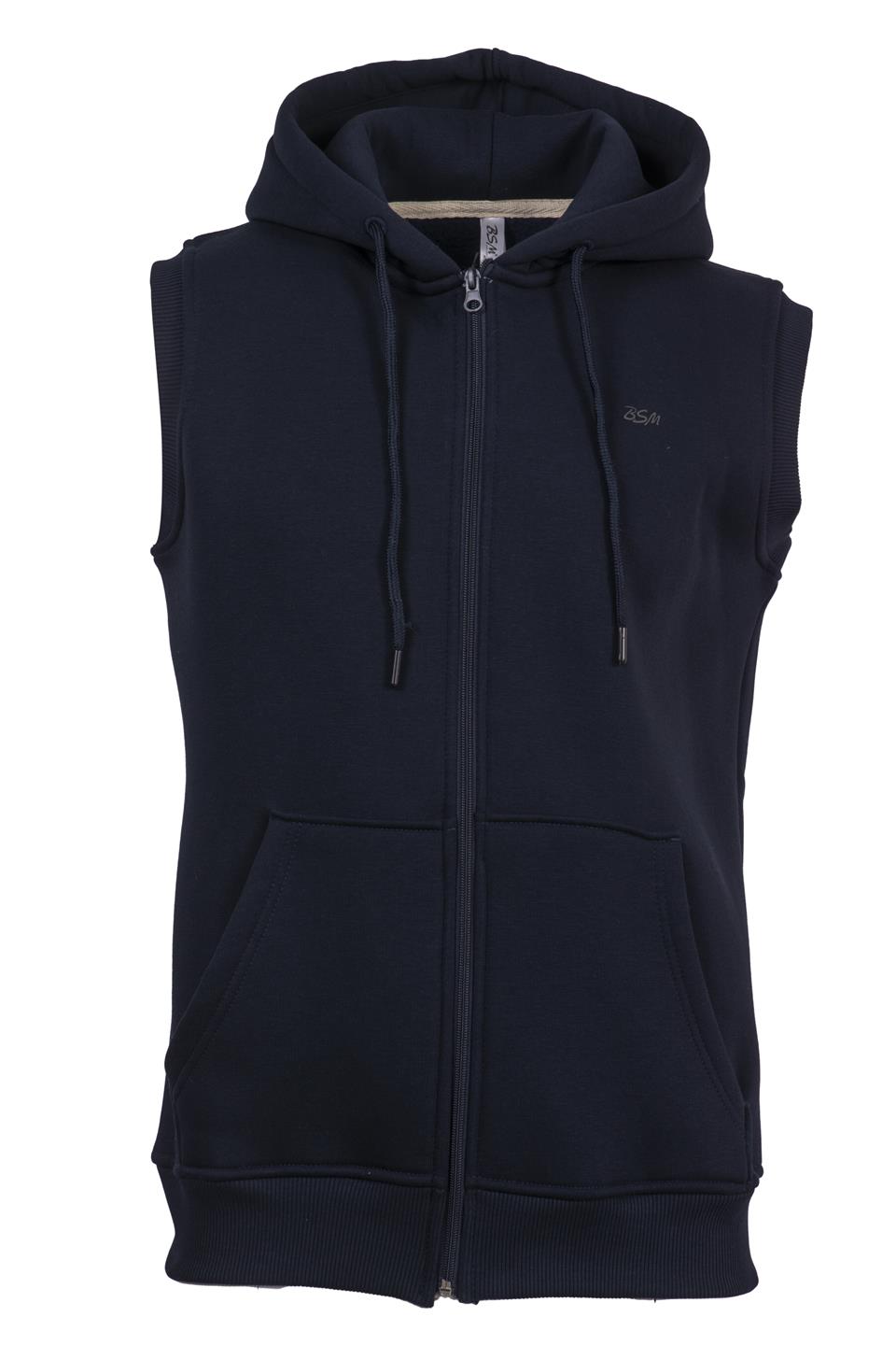 BSM 000536 UNX 3 İPLİK KAPŞ YELEK - Lacivert