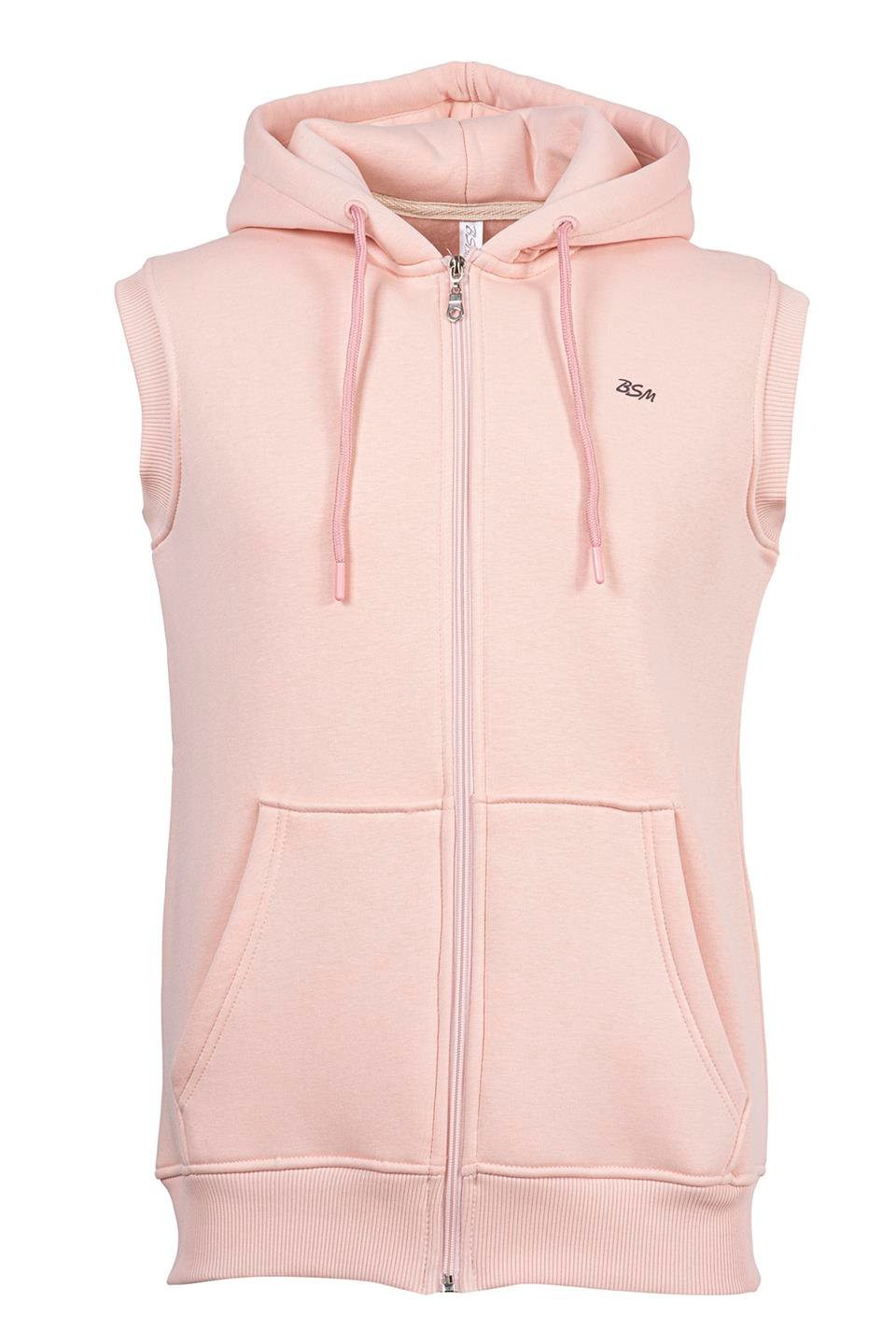 BSM 000536 UNX 3 İPLİK KAPŞ YELEK - Pudra