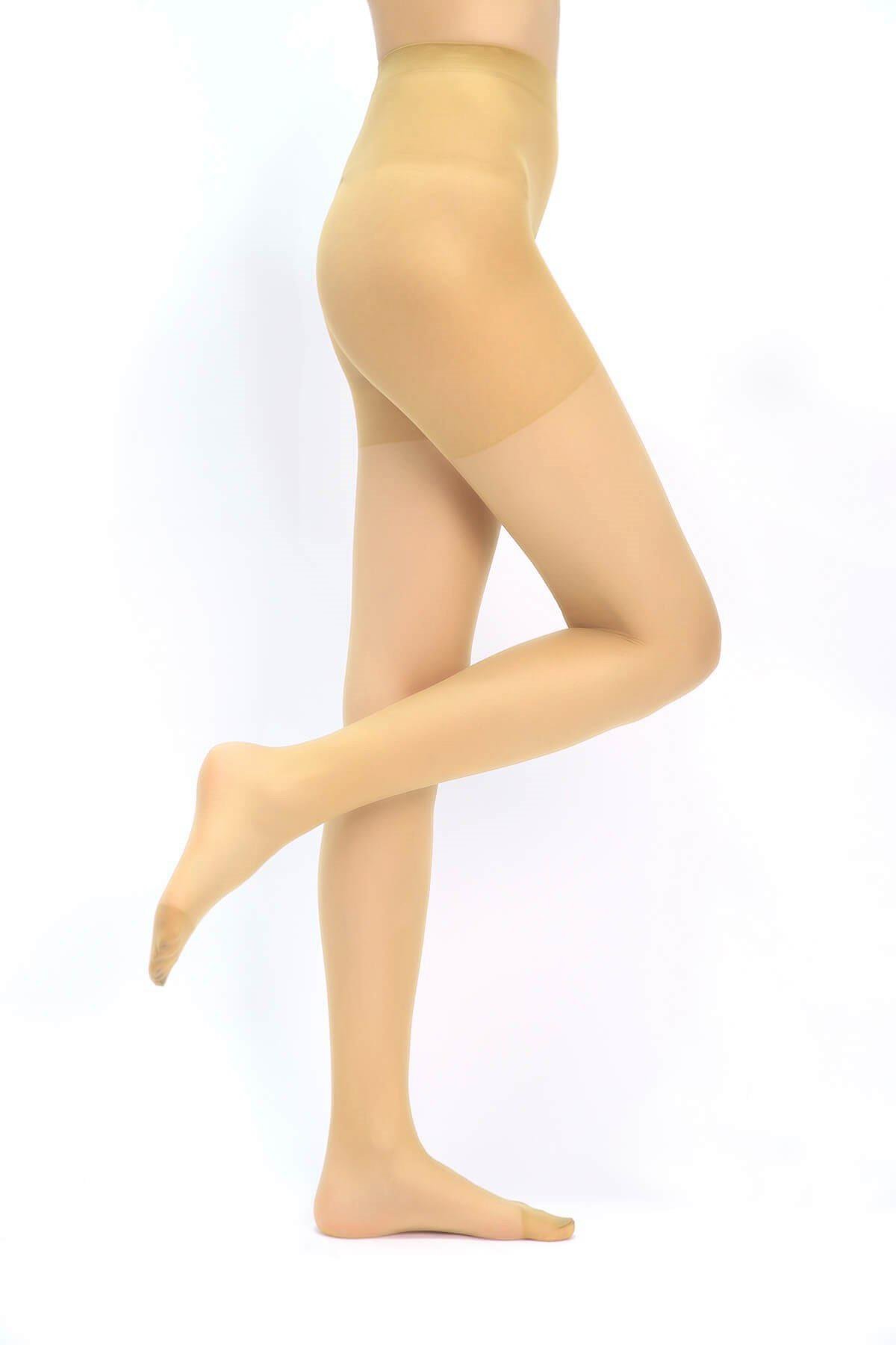 Bsm 15 Den Fit İnce Külotlu Çorap 9038 - Sahra