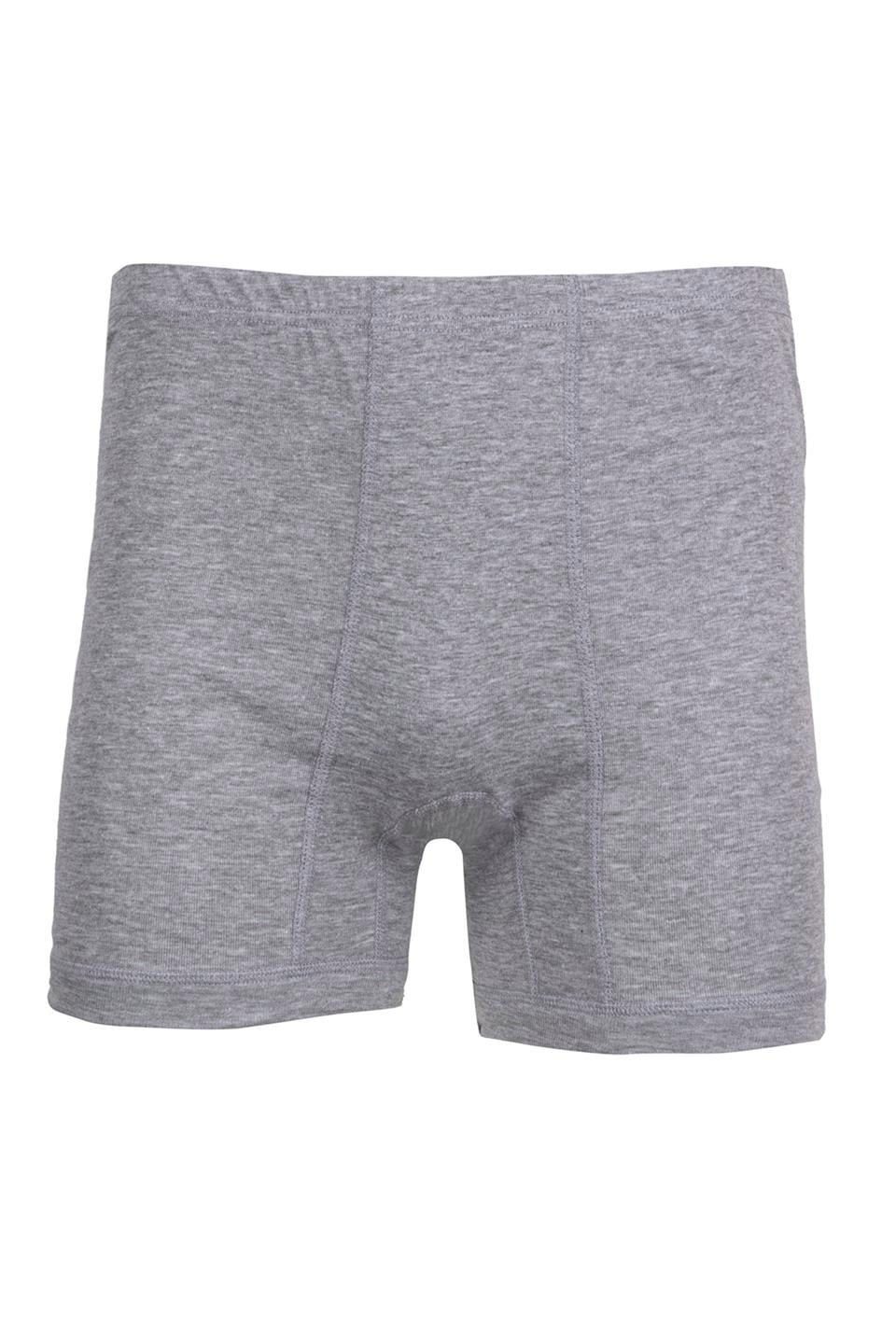 Bsm Erkek 3'lü Ribana Boxer 14873 - Gri Melanj