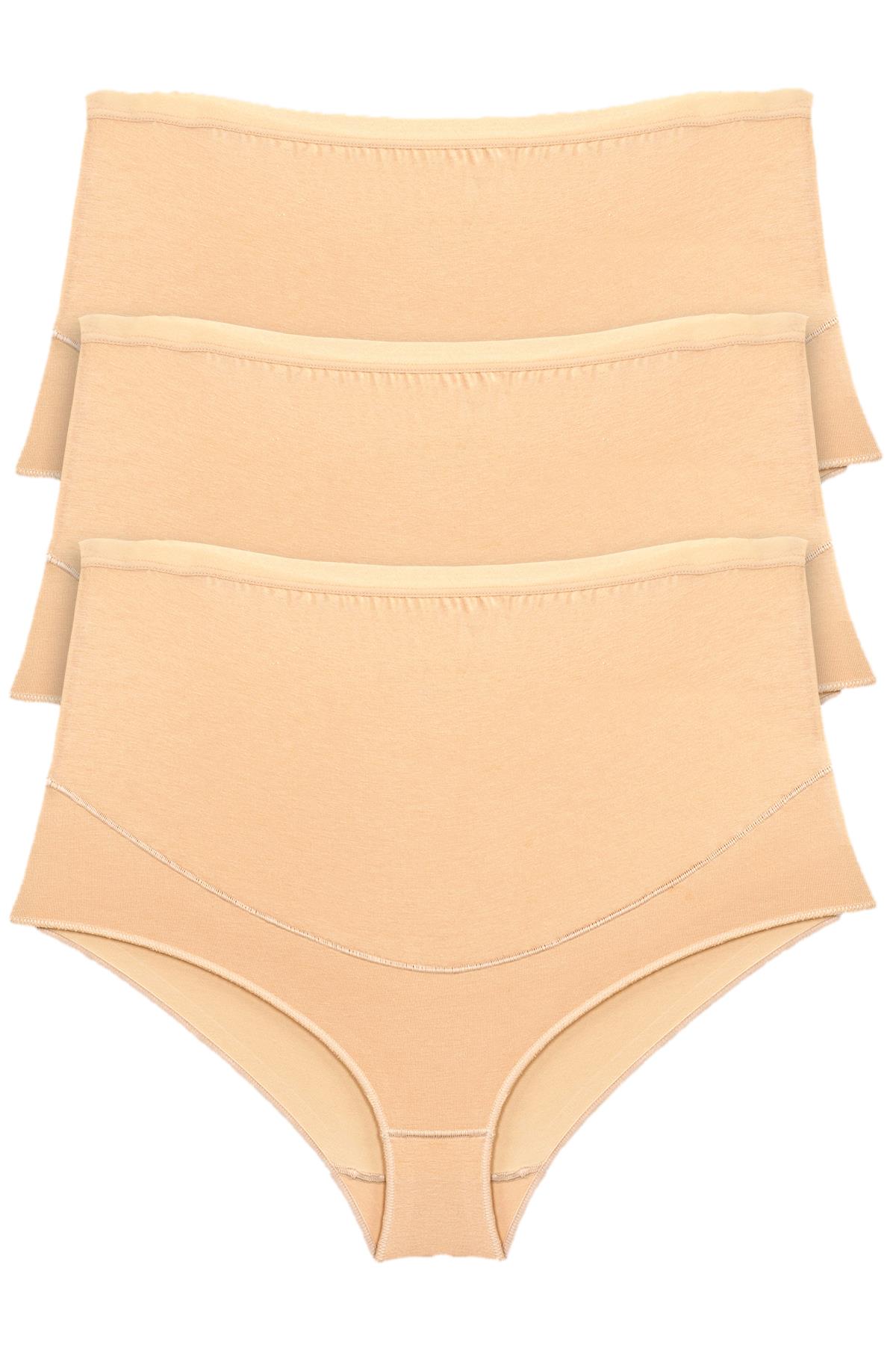 Bsm Kadın Modal 3'lü Hamile Külodu 48518 - Ten