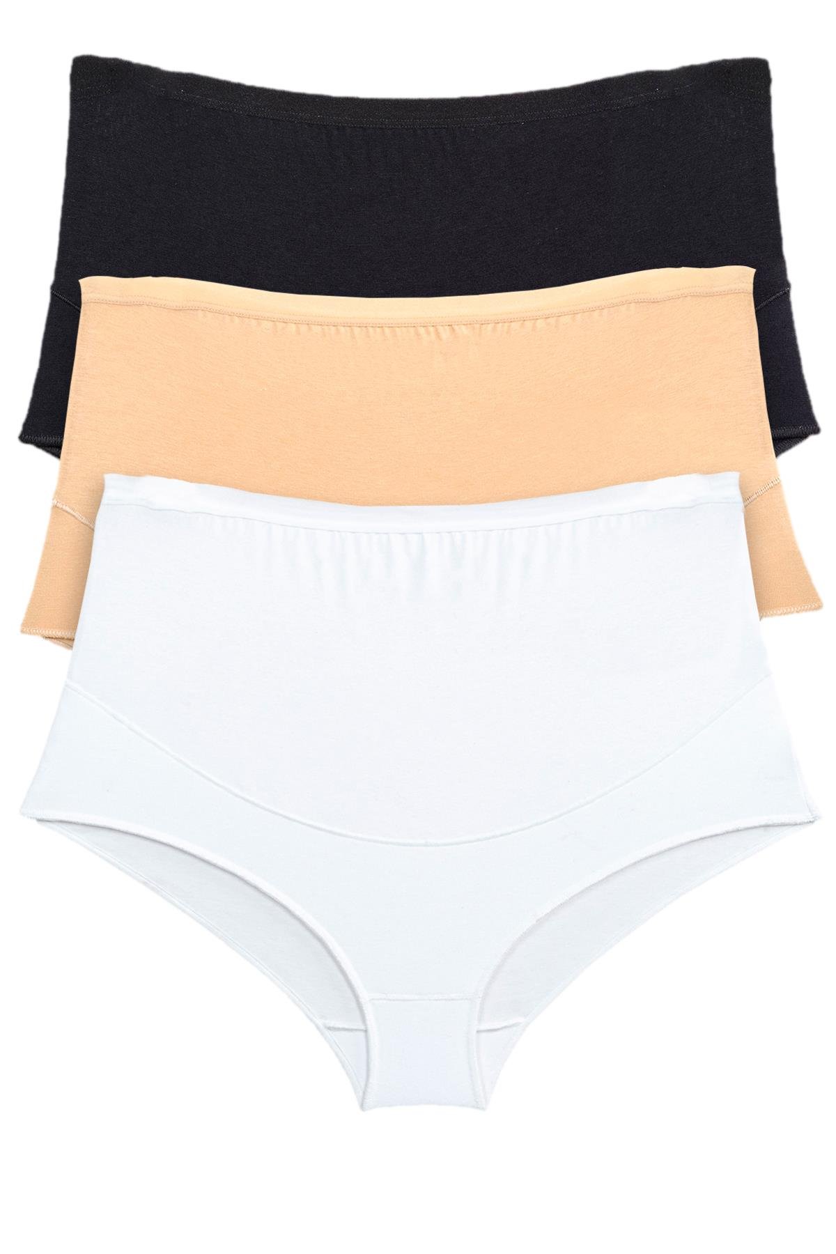 Bsm Kadın Modal 3'lü Hamile Külodu 48518 - Asorti