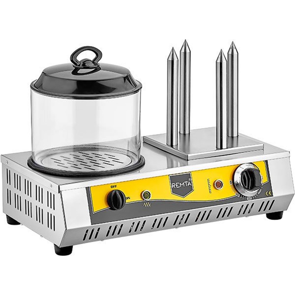 REMTA ELEKTRİKLİ 4 KAZIKLI HOT DOG MAKİNASI
