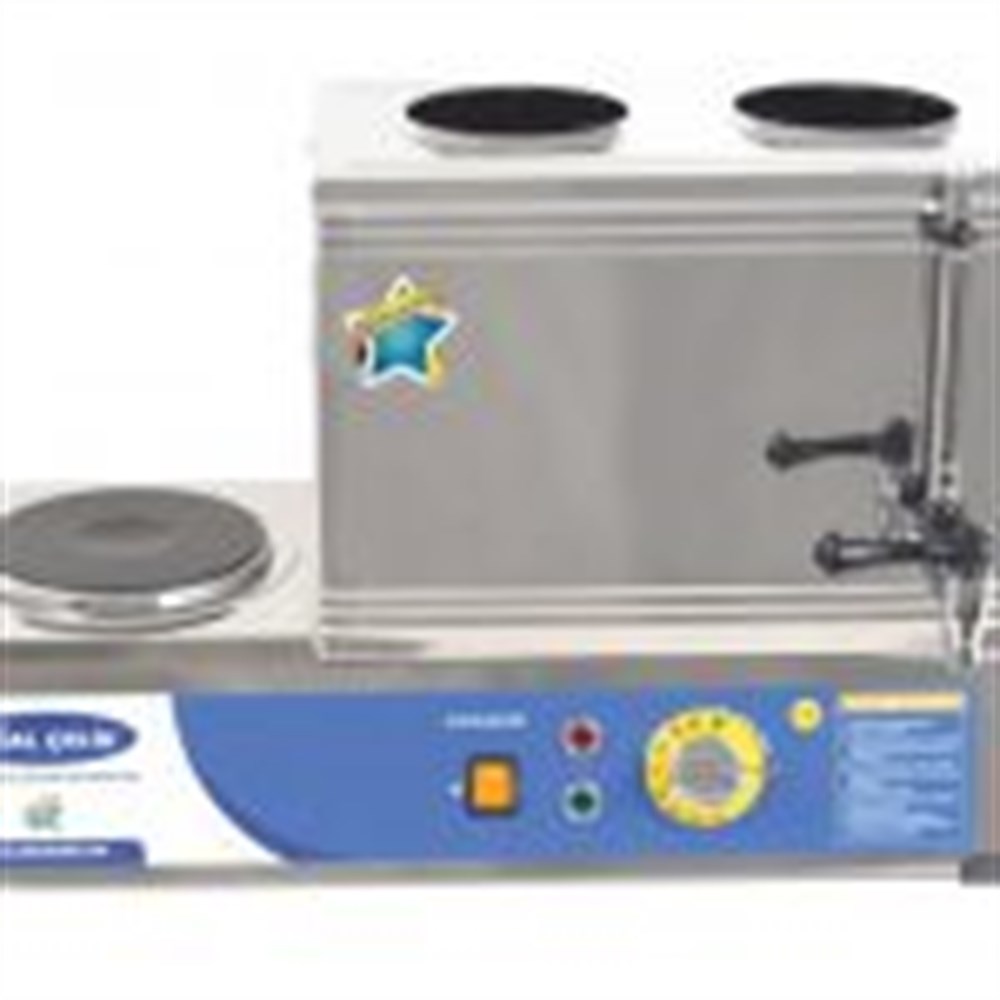 İDEAL ÇELİK KAYNAKLI ELEKTRİKLİ 25'LİK ÇAY OCAĞI-2 Demlikli