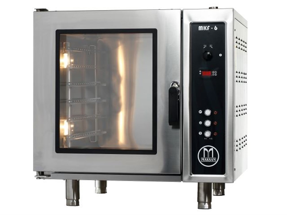 MAKSAN 6 TEPSİLİ ELEKTRİKLİ KONVEKSİYONLU FIRIN