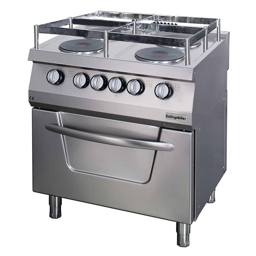 ÖZTİRYAKİLER 900 SERİ FIRINLI ELEKTRİKLİ KUZİNE-GEMİ MODEL 4'LÜ-80*90*85