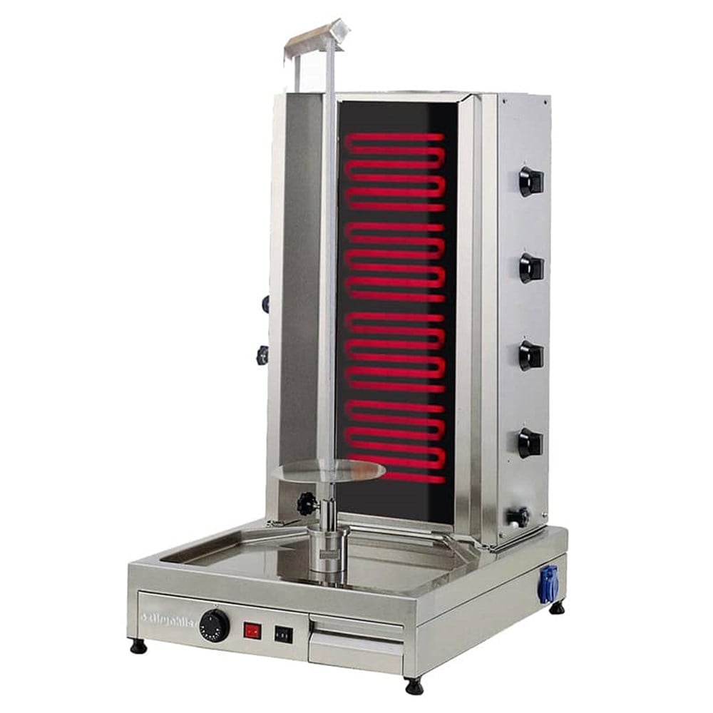 ÖZTİRYAKİLER ELEKTRİKLİ DÖNER OCAĞI-Alttan Motorlu-4 Radyanlı