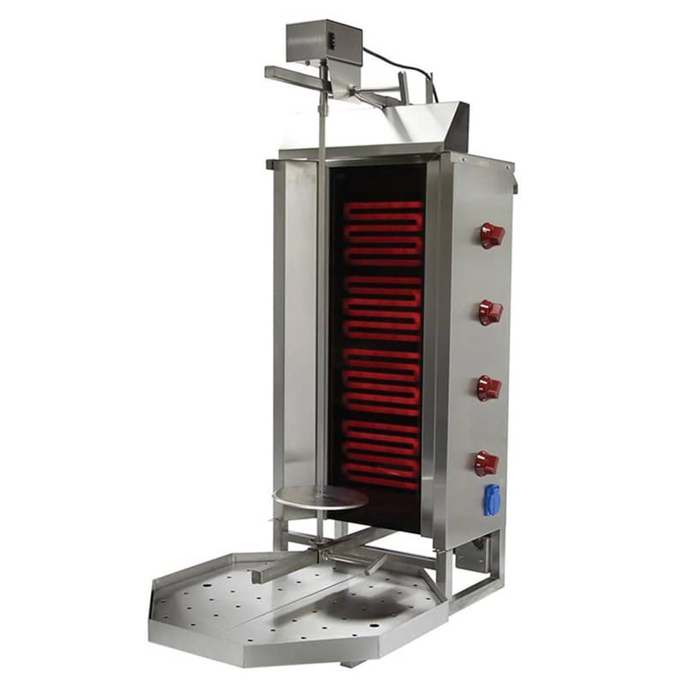 ÖZTİRYAKİLER ELEKTRİKLİ DÖNER OCAĞI-Üstten Motorlu-4 Radyanlı
