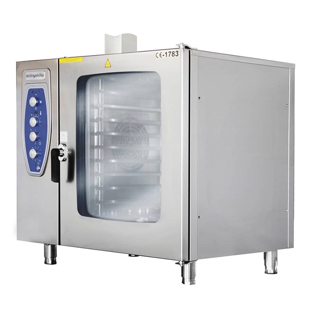 ÖZTİRYAKİLER KONVEKSİYONLU ELEKTRİKLİ FIRIN-10 GN 1/1-Kazıklı