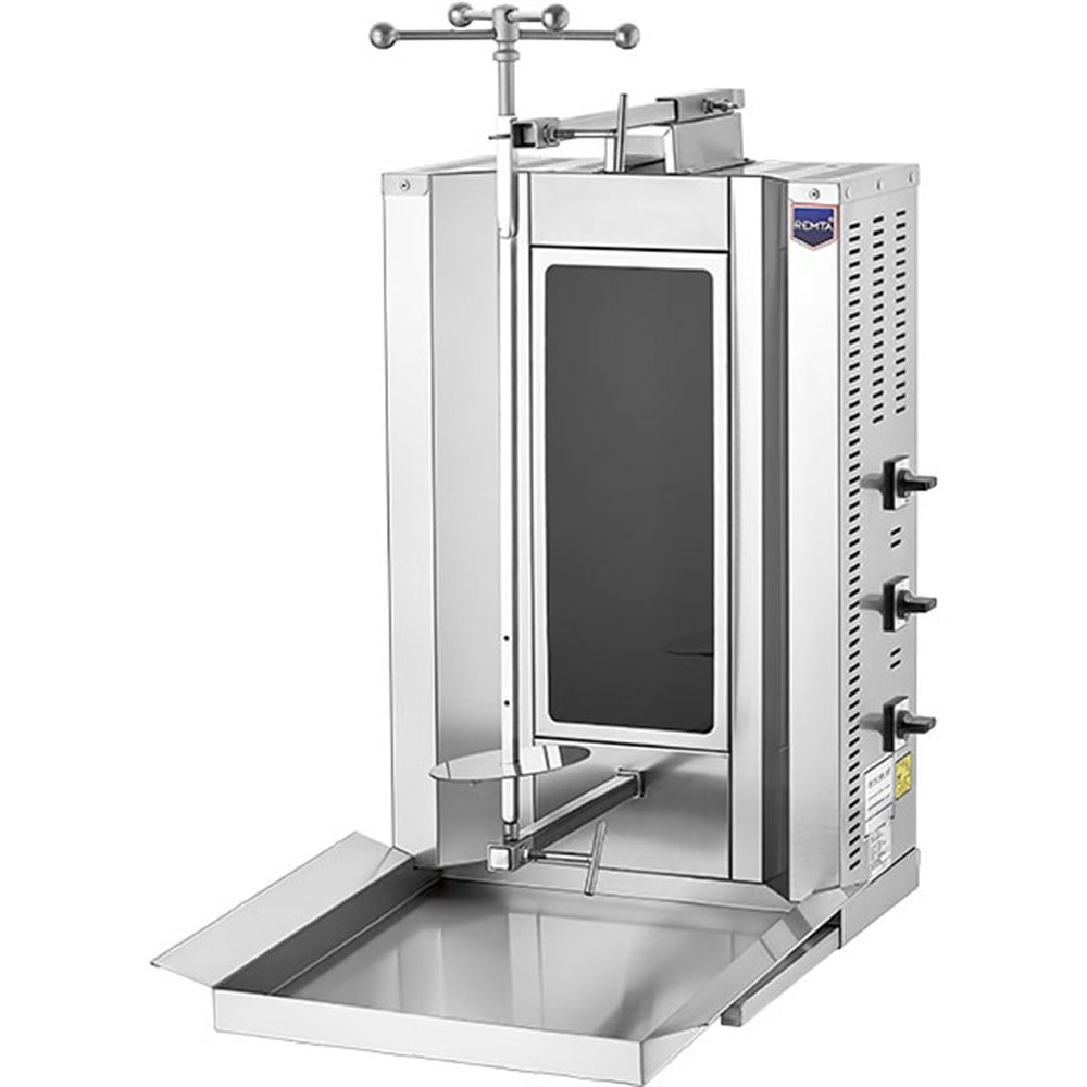 REMTA CAMLI ELEKTRİKLİ DÖNER OCAĞI-3 Radyanlı