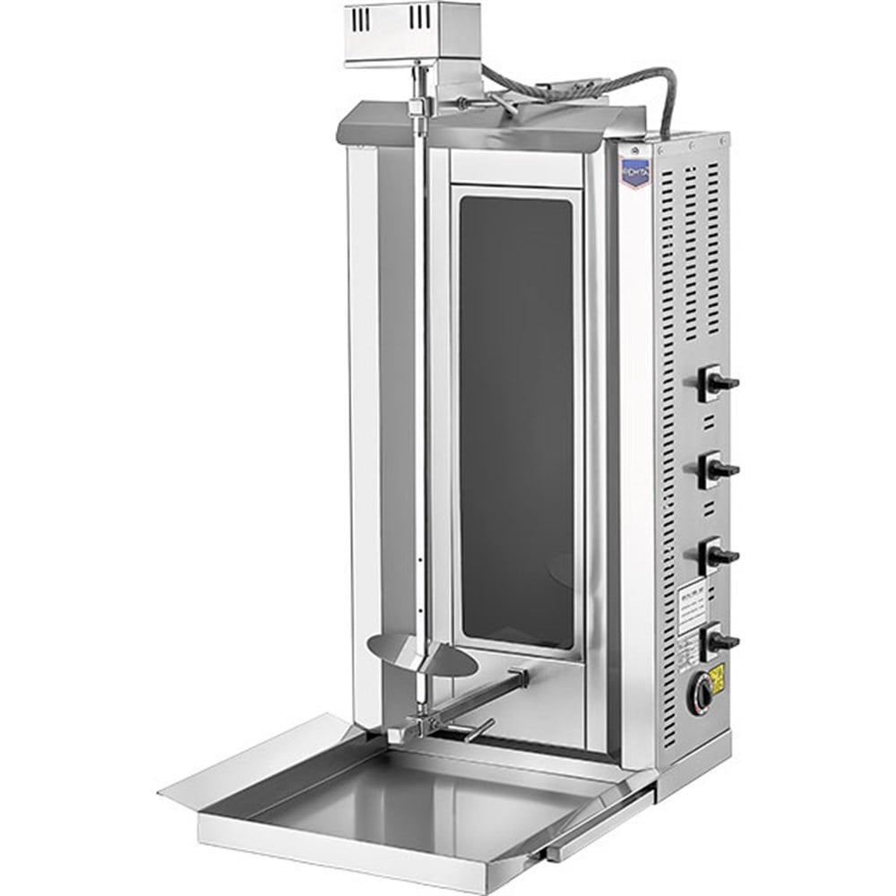 REMTA ÜSTTEN MOTORLU CAMLI ELEKTRİKLİ DÖNER OCAĞI-4 Radyanlı