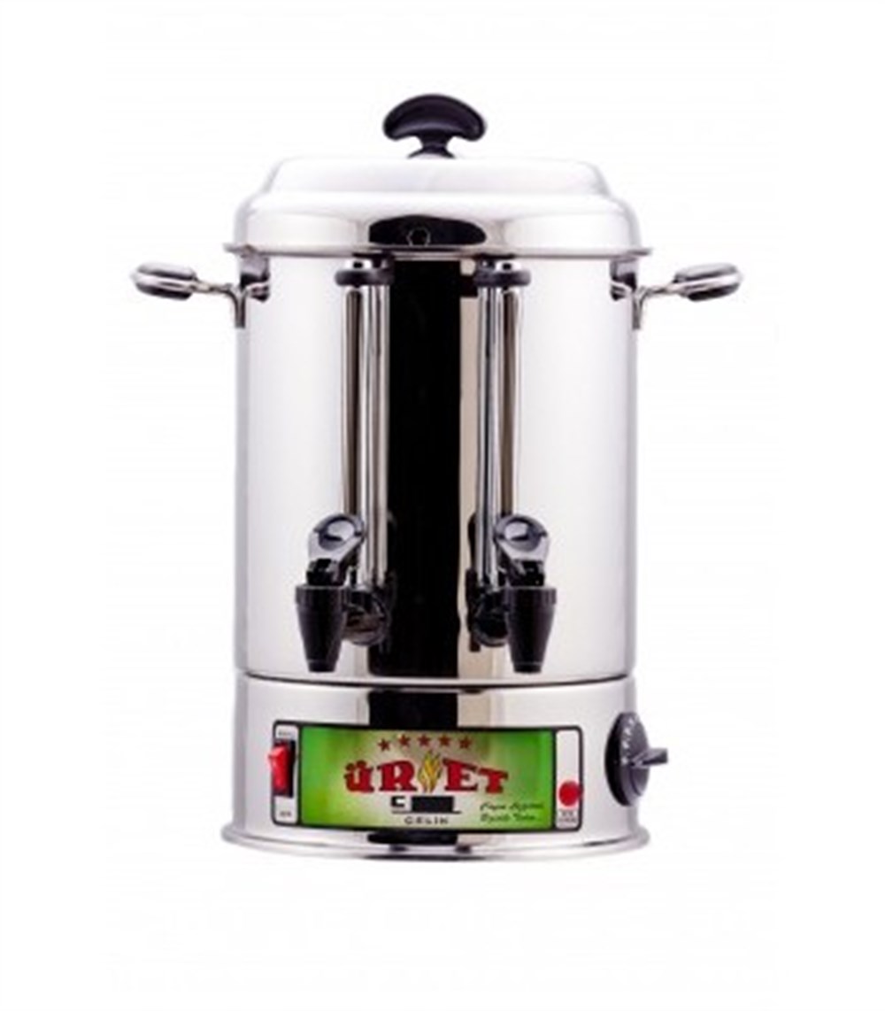 ÜRET ÇAY KAZANI-PARLAK-120 Bardak (12lt)