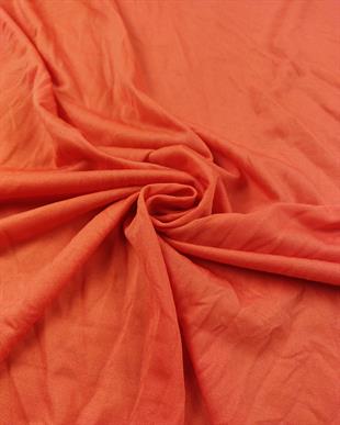 Turuncu Renkte Denye Astarlık Jarse (En 150 cm x Boy 220 cm)