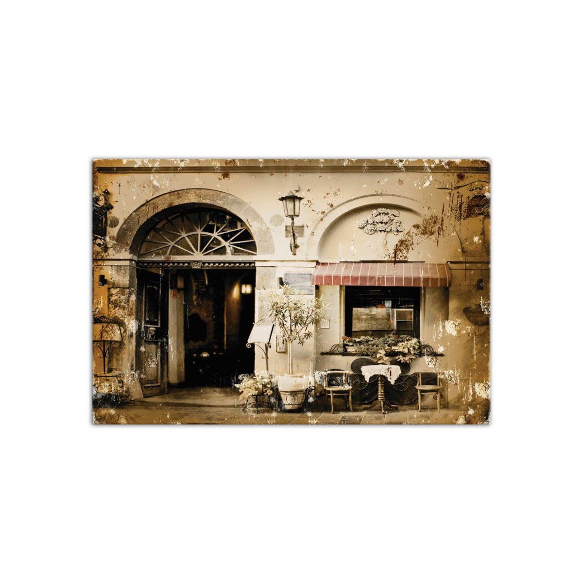 1950 Restoran - Büyük Boy Kanvas TabloBüyük Boy Kanvas TablolarTablolife.com