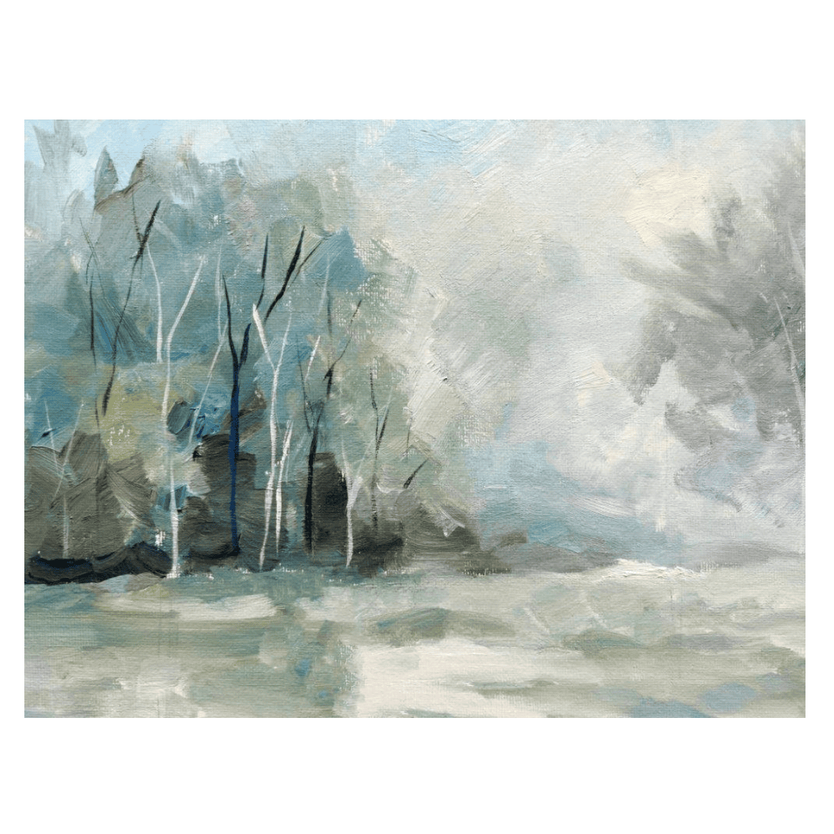 Abstract Avalanche Yağlı Boya Dokulu TabloYağlı Boya Dokulu Soyut TablolarTablolife