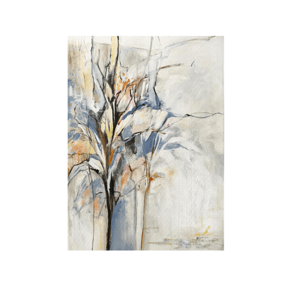 Abstract Crack Yağlı Boya Dokulu TabloYağlı Boya Dokulu Soyut TablolarTablolife