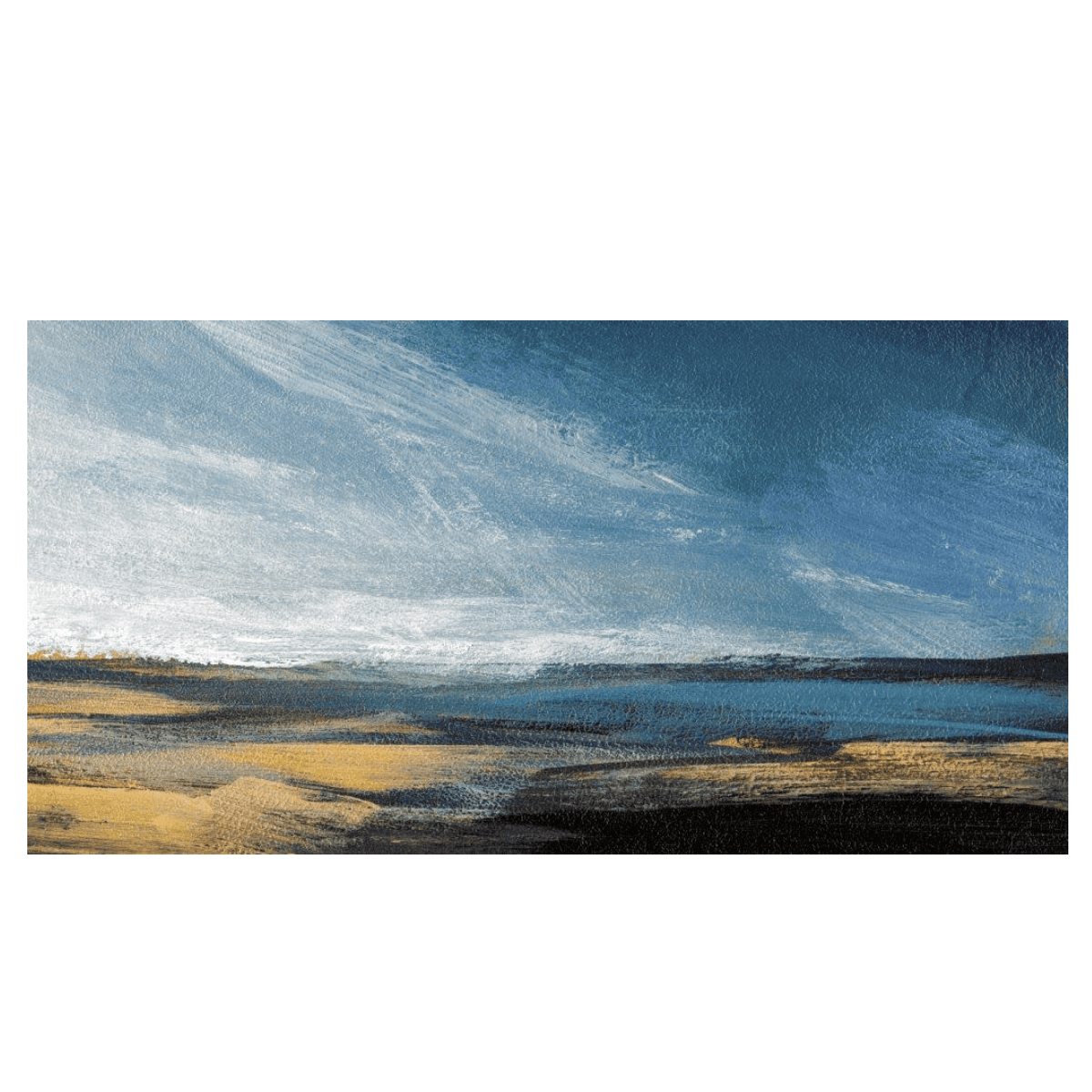 Abstract Sea Yağlı Boya Dokulu TabloYağlı Boya Dokulu Soyut TablolarTablolife