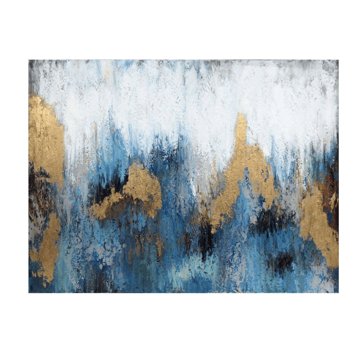 Abstract Vibration Yağlı Boya Dokulu TabloYağlı Boya Dokulu Soyut TablolarTablolife