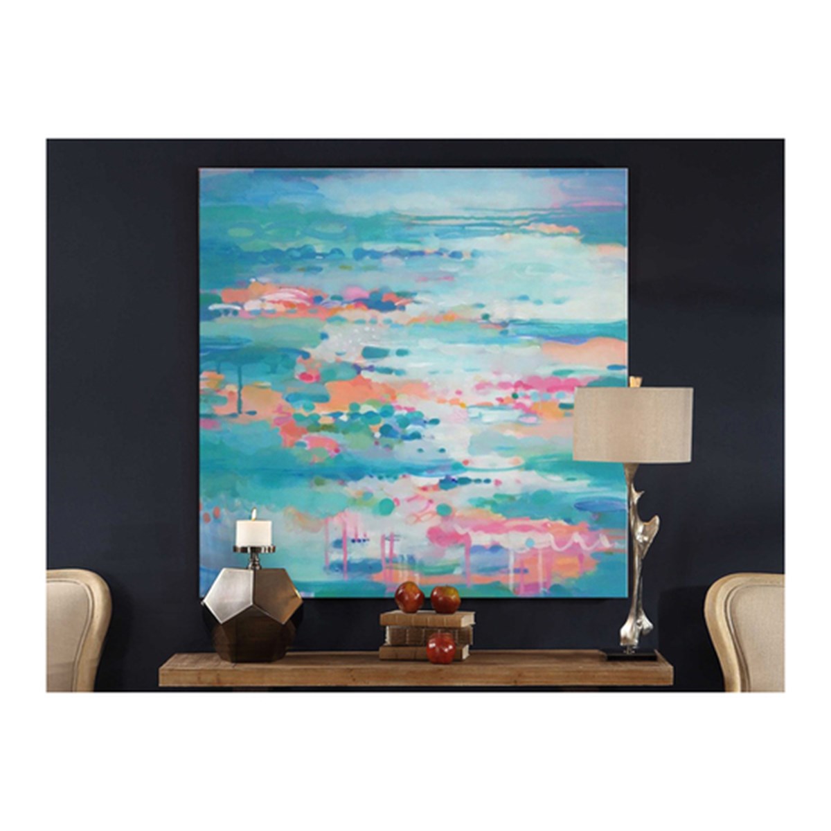 Akıntı - Yağlı Boya Dokulu Tablo