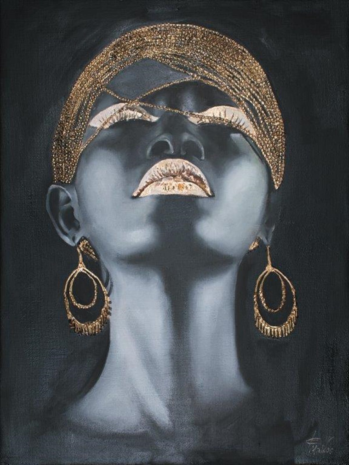 Altın Aşkı - Kanvas Tablo