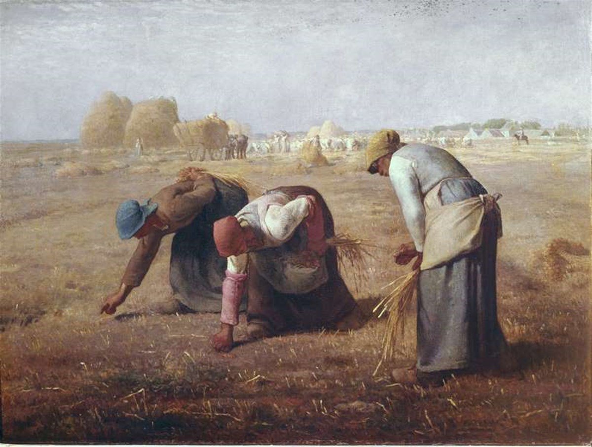 Başak Toplayanlar - Kanvas Tablo