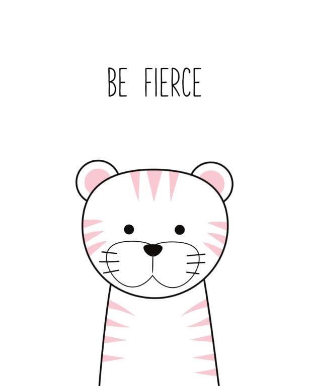 Be Fierce Kanvas TabloKanvas TablolarTablolife