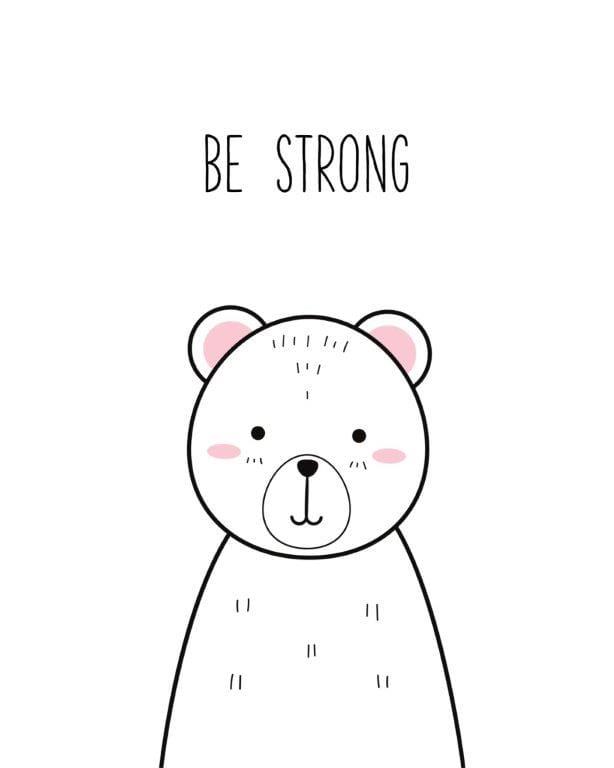 Be Strong Kanvas TabloKanvas TablolarTablolife