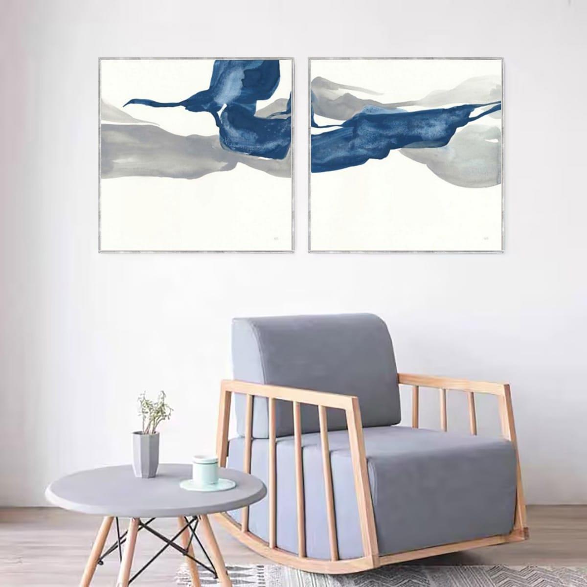 Blagravit İkili Set Yağlı Boya Dokulu TabloYağlı Boya Dokulu Soyut TablolarTablolife.com