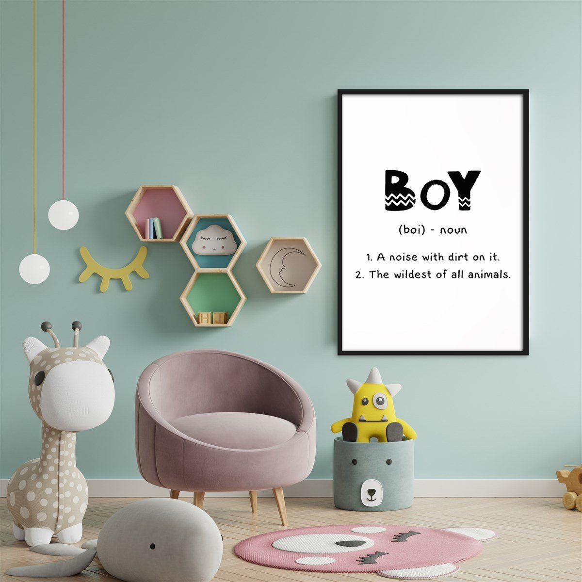 Boy Çerçeveli Poster SetiPosterlerTablolife.com