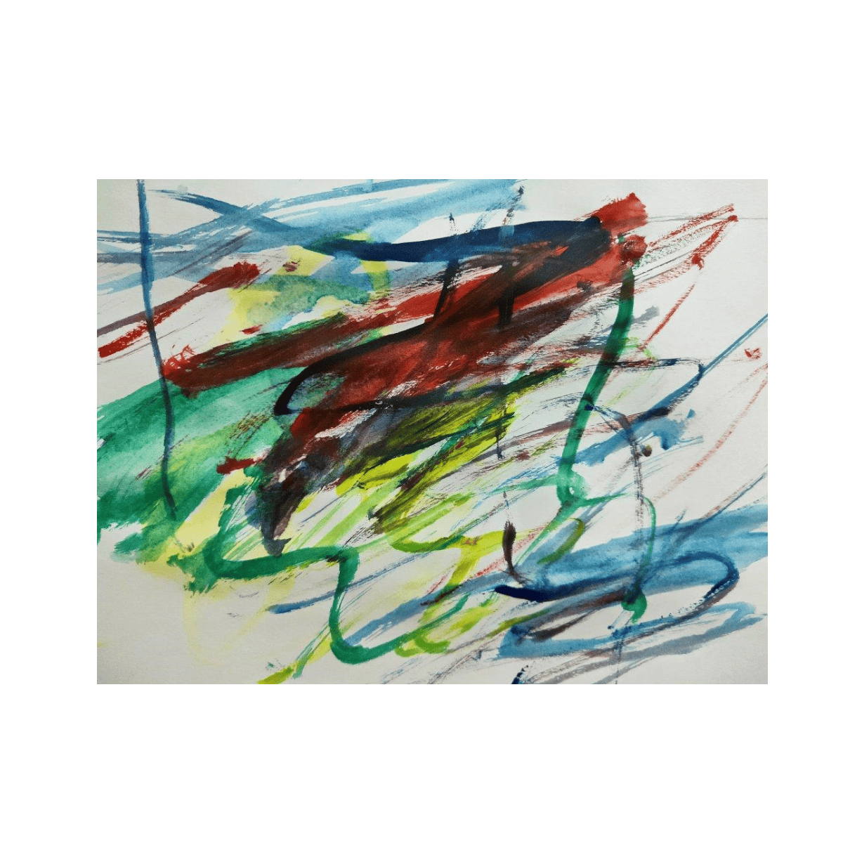 Colored Pencil Yağlı Boya Dokulu TabloYağlı Boya Dokulu Soyut TablolarTablolife