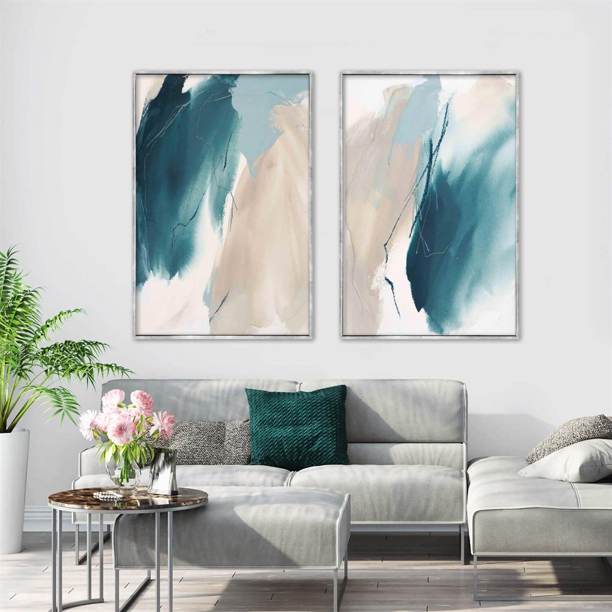 Concordance - Yağlı Boya Dokulu TabloYağlı Boya Dokulu Soyut TablolarTablolife.com