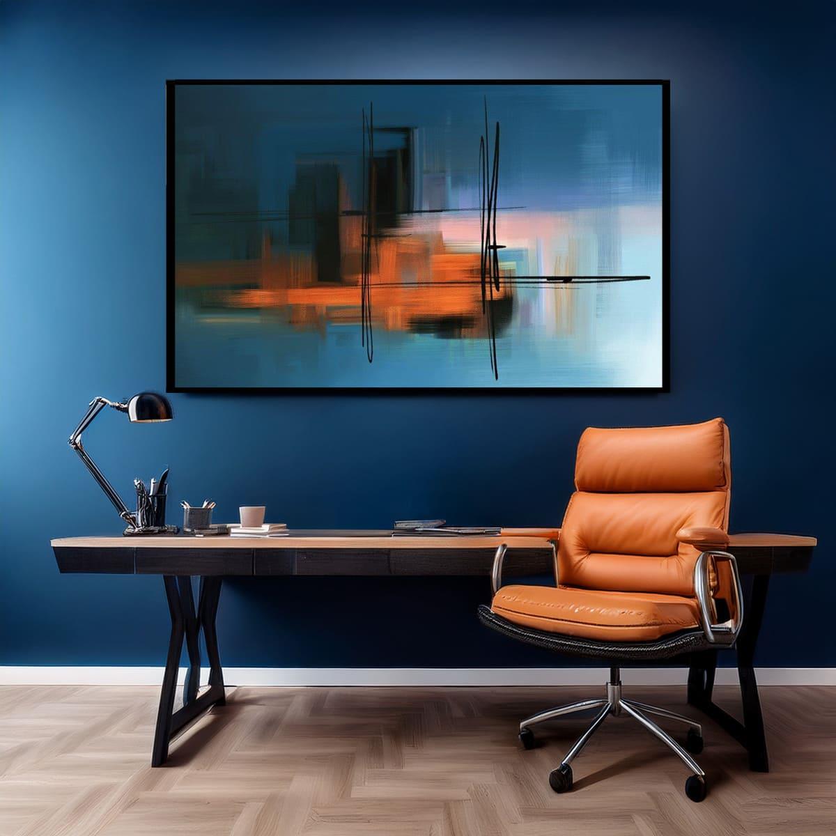 Deep Blurry Yağlı Boya Dokulu TabloYağlı Boya Dokulu Soyut TablolarTablolife