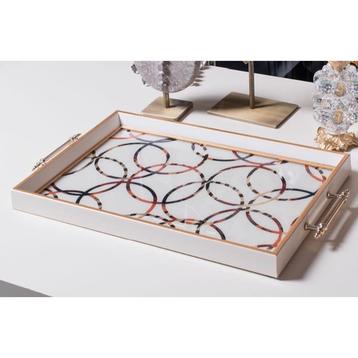 Dekoratif Sunum Tepsisi HalkalarTepsilerTablolife.com