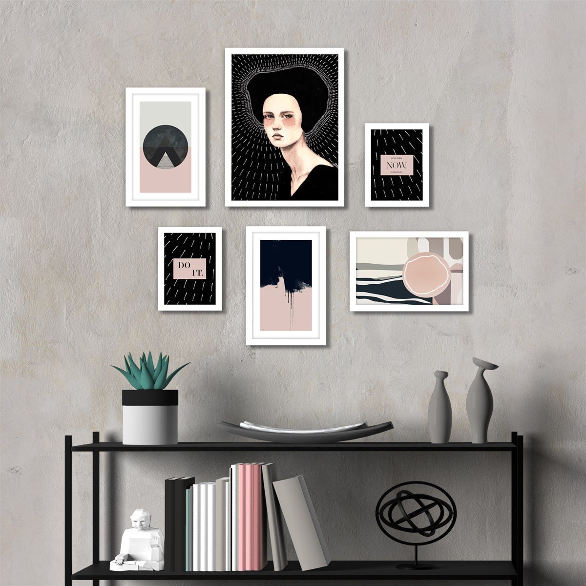 Do İt Now Çerçeveli Poster SetiPosterlerTablolife.com