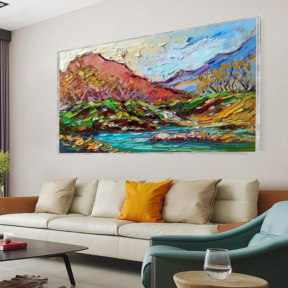 Doğa 2 3D Yoğun Yağlı Boya Tablo3D Yoğun Yağlı Boya TablolarTablolife