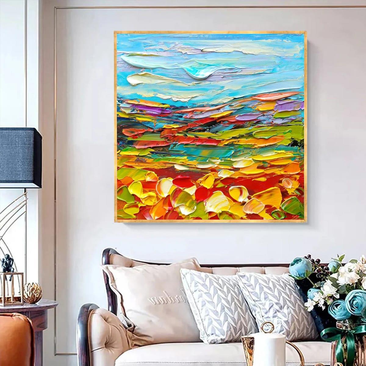 Doğanın Renk Geçişleri 3D Yoğun Yağlı Boya Tablo3D Yoğun Yağlı Boya TablolarTablolife