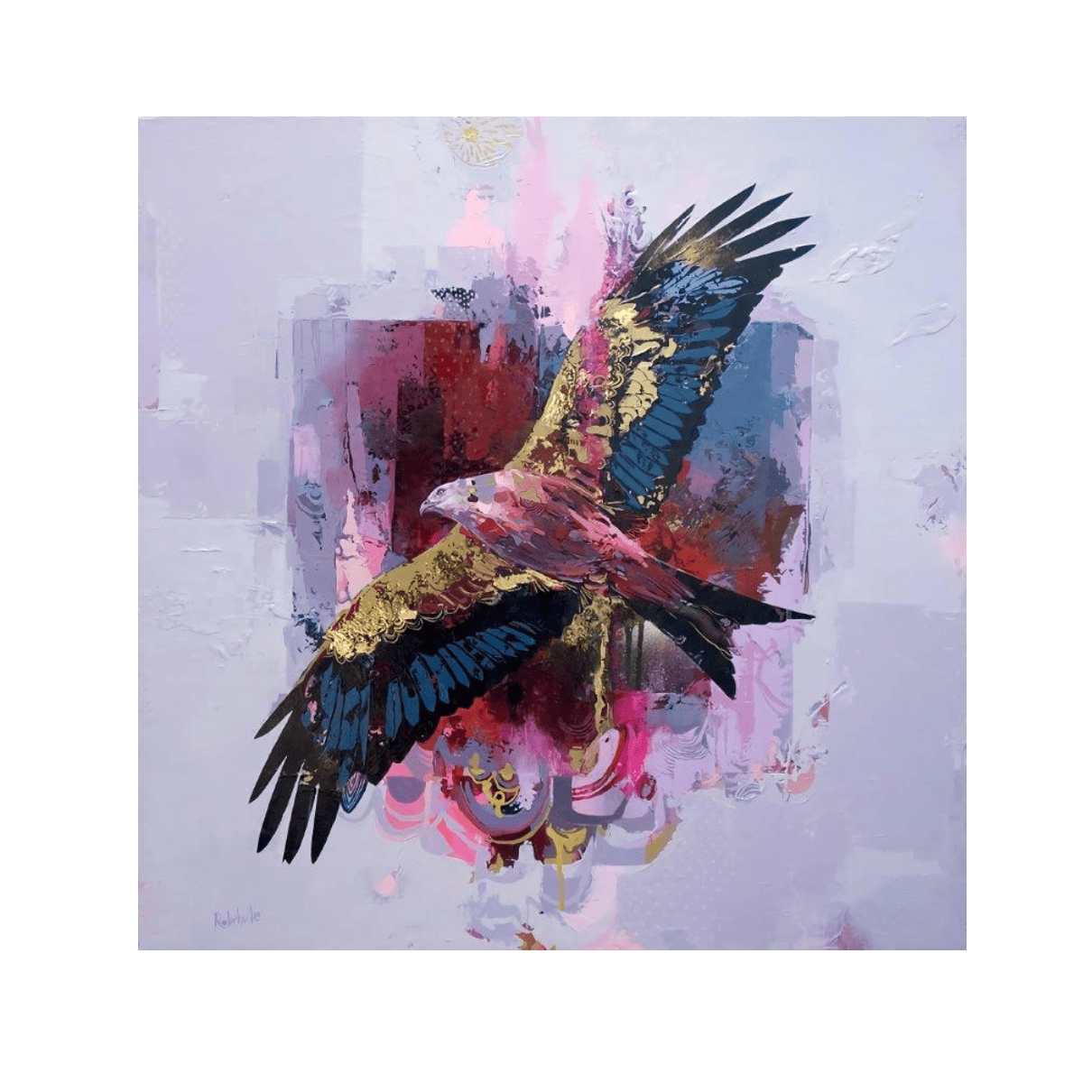 Free Bird Yağlı Boya Dokulu TabloYağlı Boya Dokulu Soyut TablolarTablolife